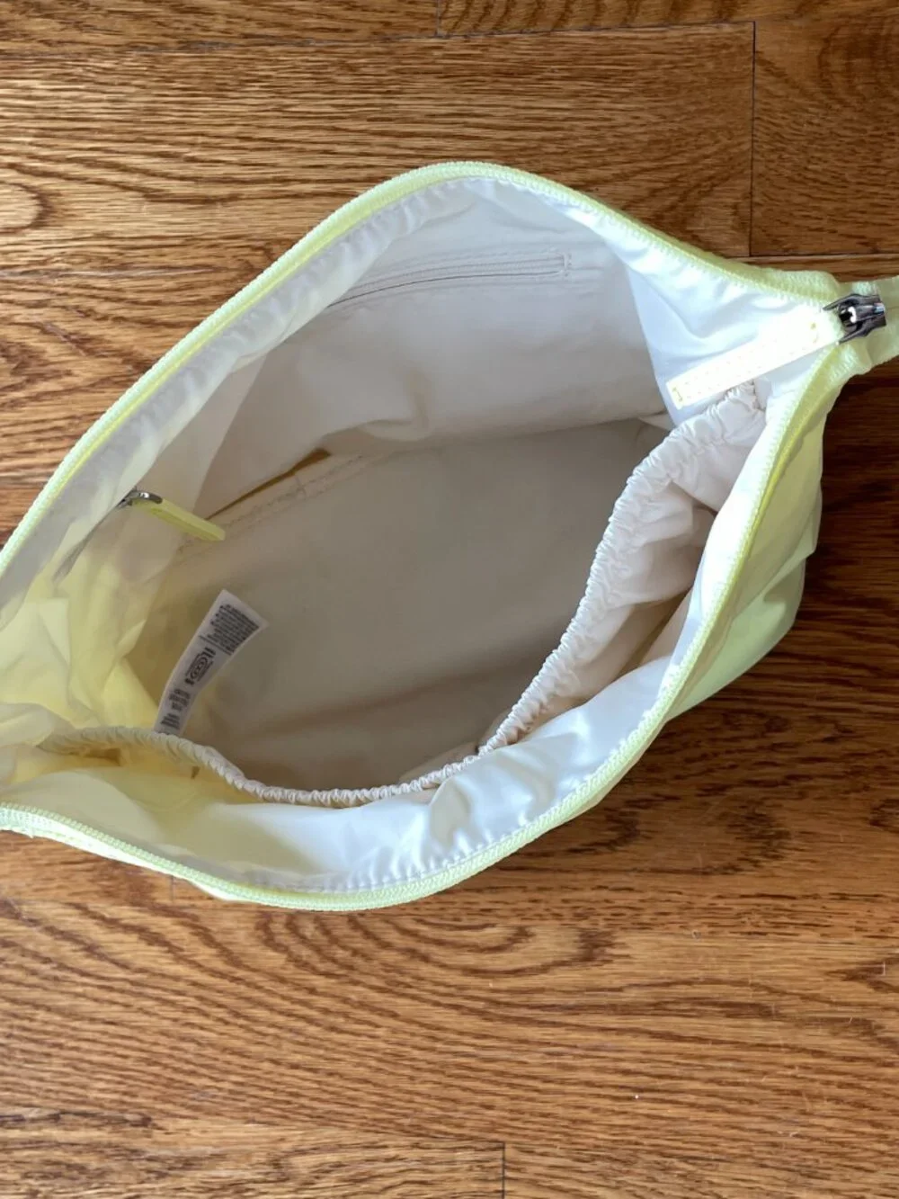 NEW WITHOUT TAGS Athleta All About Large Cosmetic Pouch in Spark (Yellow)
